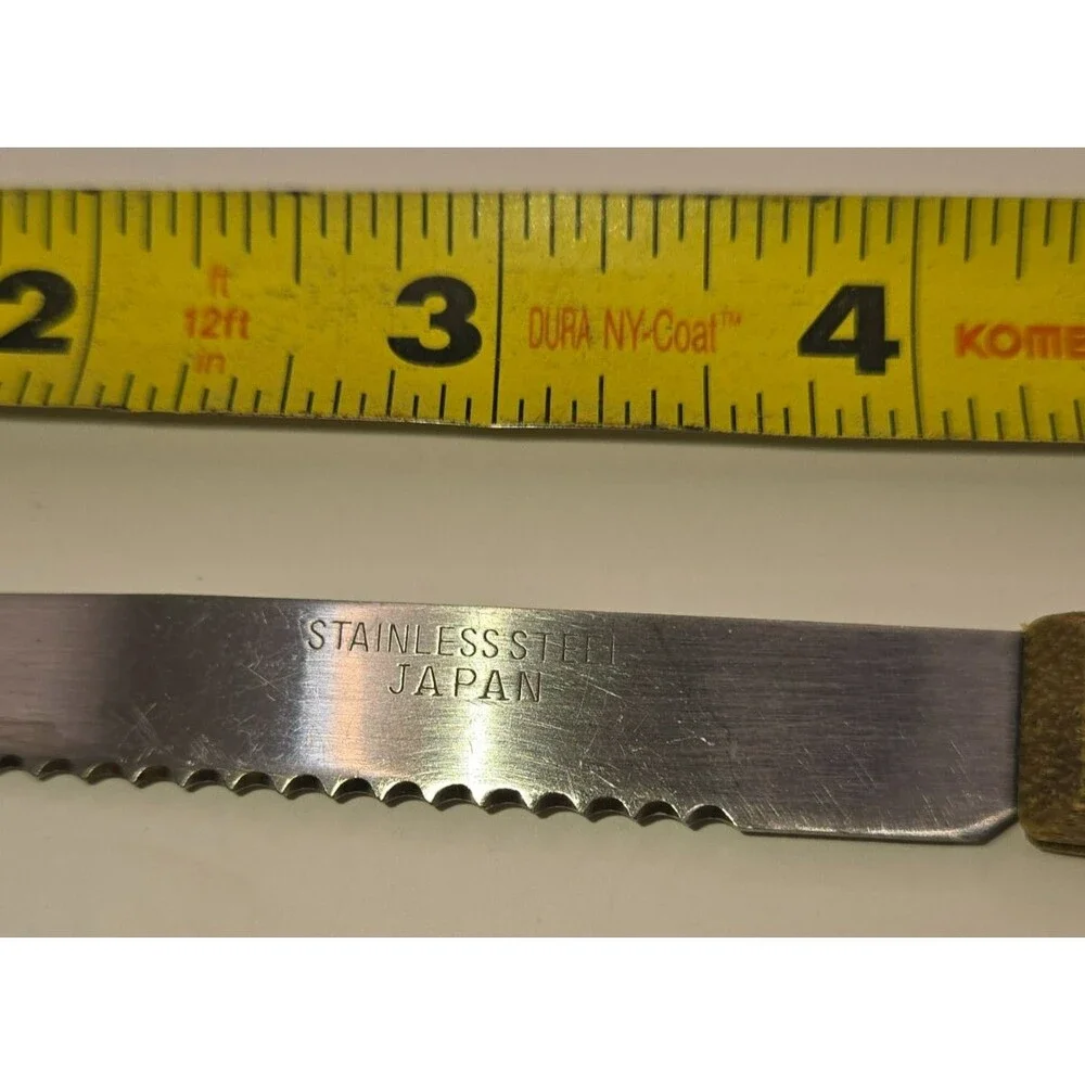 Vintage Japanese Stainless Steel Steak Knife 7.5